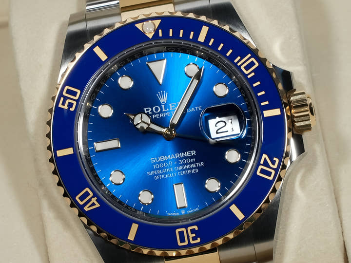 Rolex Submariner Date Ref. 126613LB Stainless Steel/Yellow Gold Blue Dial