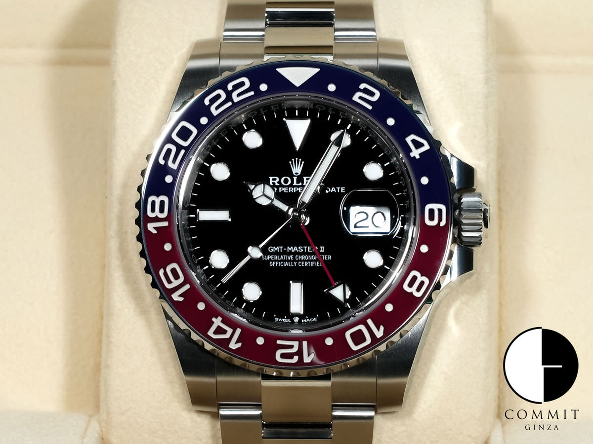 Rolex GMT-Master II Ref. 126710BLRO Stainless Steel Black Dial Oyster Bracelet