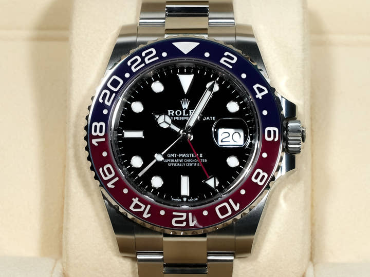 Rolex GMT-Master II Ref. 126710BLRO Stainless Steel Black Dial Oyster Bracelet