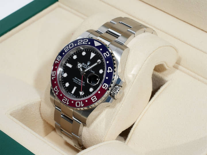 Rolex GMT-Master II Ref. 126710BLRO Stainless Steel Black Dial Oyster Bracelet