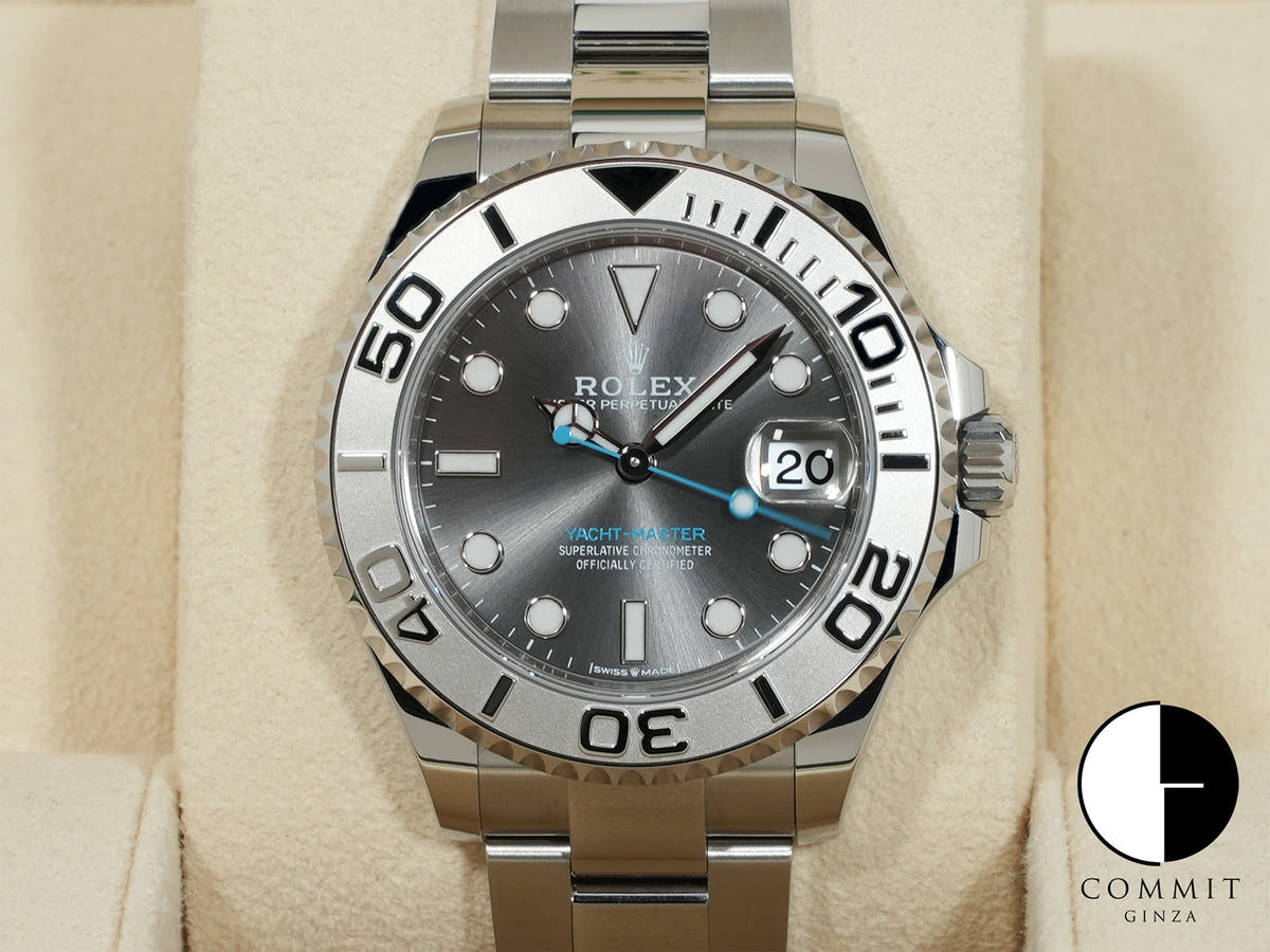 ロレックス ヨットマスター37 Ref.268622 ステンレススチール/プラチナ スレート文字盤