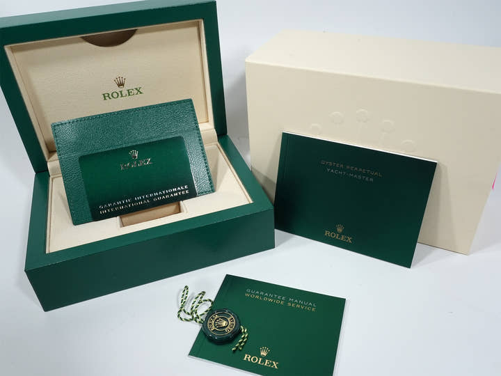 ロレックス ヨットマスター37 Ref.268622 ステンレススチール/プラチナ スレート文字盤