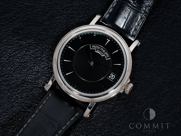 パテックフィリップ カラトラバ オフィサー Ref.5153G-001 ホワイトゴールド ブラック文字盤