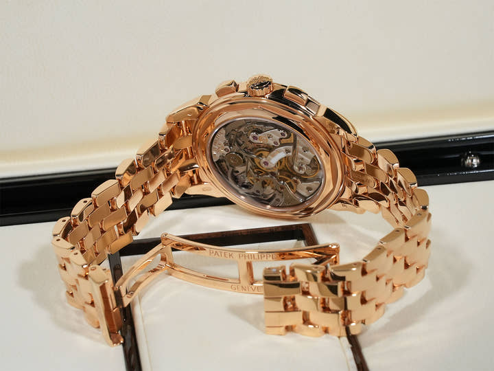 パテックフィリップ パーペチュアルカレンダー クロノグラフ Ref.5270/1R-001 ローズゴールド エボニーブラック ソレイユ文字盤