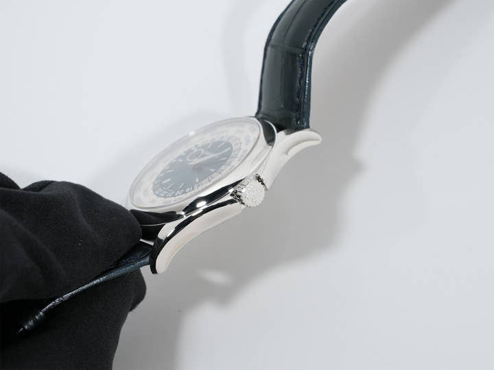 パテックフィリップ コンプリケーション ワールドタイム Ref.5130P-020 プラチナ ブルー文字盤