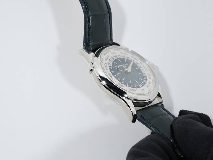 パテックフィリップ コンプリケーション ワールドタイム Ref.5130P-020 プラチナ ブルー文字盤