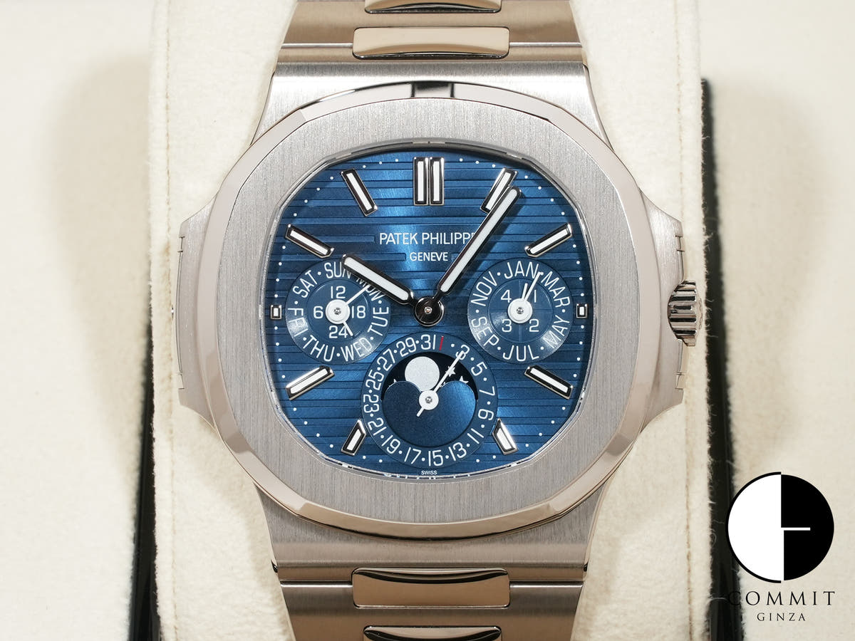 パテックフィリップ ノーチラス パーペチュアルカレンダー Ref.5740/1G-001 ホワイトゴールド ブルー文字盤