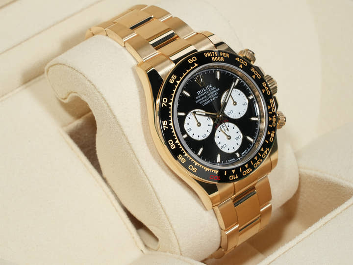 ロレックス デイトナ Ref.126528LN イエローゴールド ブライトブラック文字盤