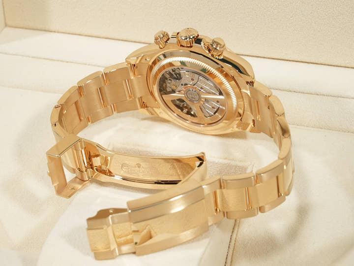 ロレックス デイトナ Ref.126528LN イエローゴールド ブライトブラック文字盤