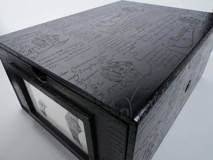 ウブロ クラシックフュージョン トゥールビヨン 5デイ パワーリザーブ ベルルッティ スクリット オールブラック Ref.505.CM.0500.VR.BER17 BLACK CERAMIC ブラック文字盤 美品 z7am2738