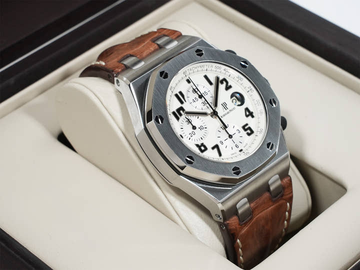 Audemars Piguet Royal Oak Offshore Chronograph Safari Ref. 26170ST.OO.D091CR.01 Stainless Steel Ivory Dial