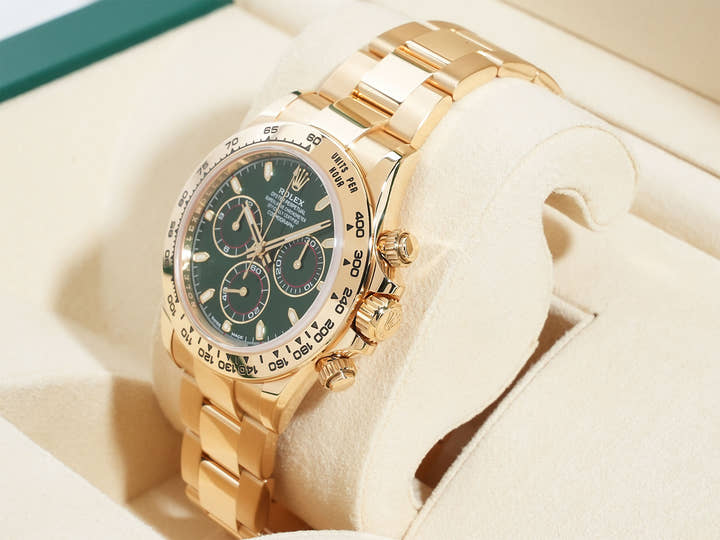 ロレックス デイトナ Ref.116508 イエローゴールド グリーン文字盤