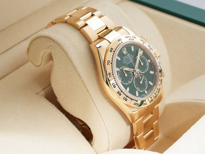 ロレックス デイトナ Ref.116508 イエローゴールド グリーン文字盤