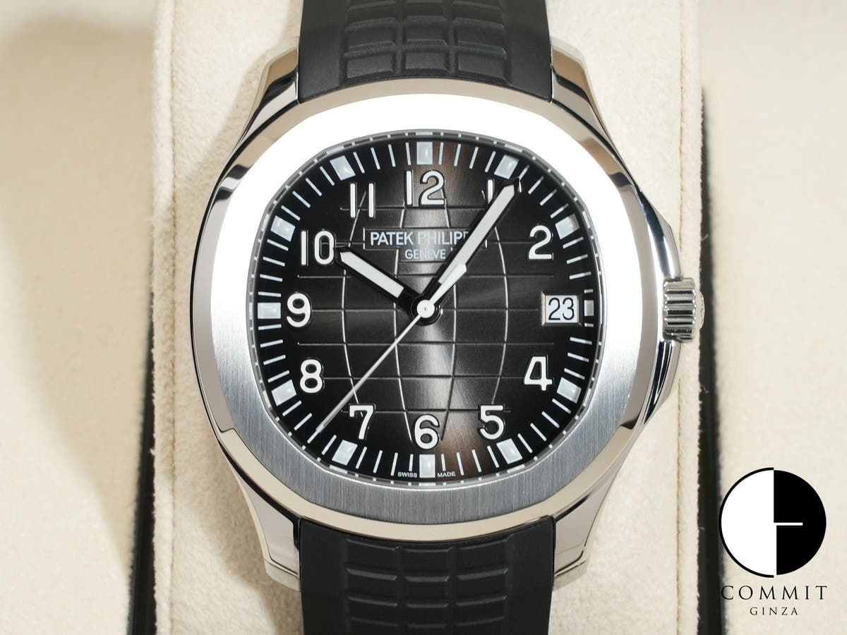 パテックフィリップ アクアノート Ref.5167A-001 ステンレススチール ブラック文字盤