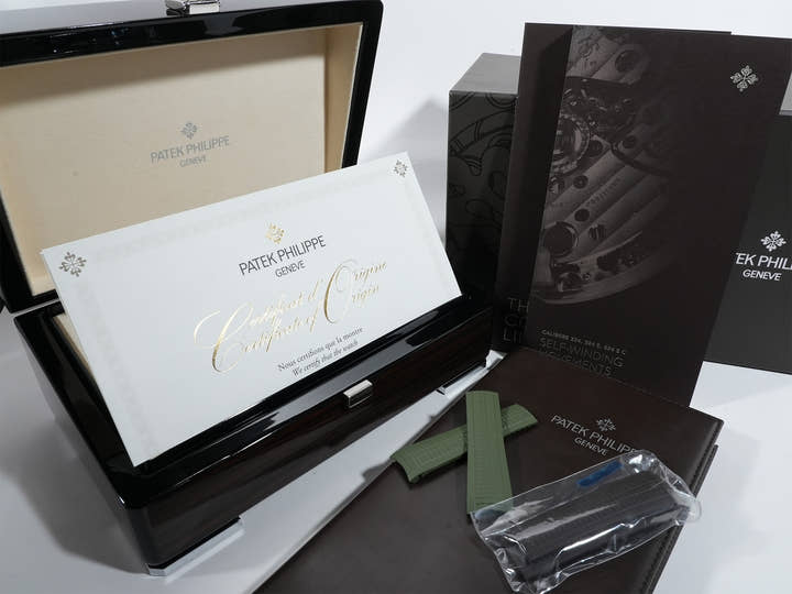 パテックフィリップ アクアノート Ref.5167A-001 ステンレススチール ブラック文字盤