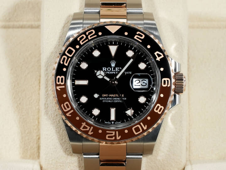 Rolex GMT-Master II Ref. 126711CHNR Stainless Steel/Everose Gold Black Dial