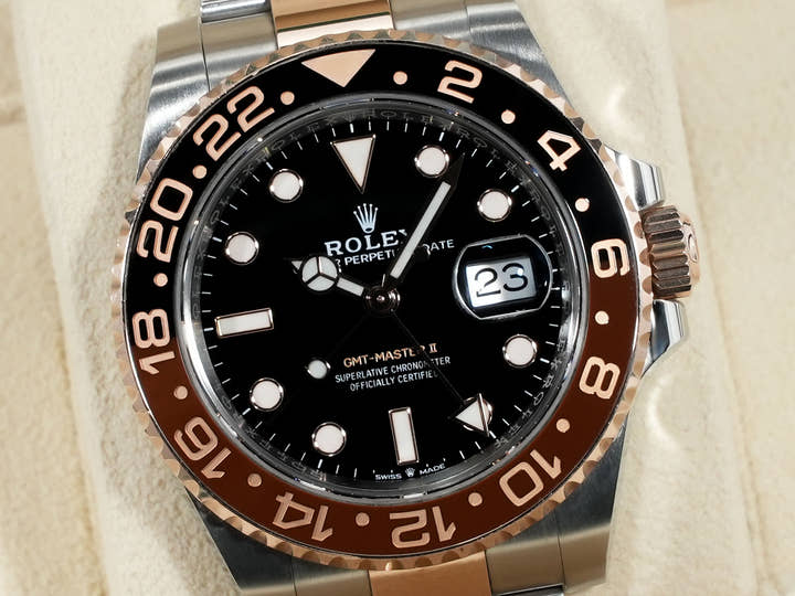 Rolex GMT-Master II Ref. 126711CHNR Stainless Steel/Everose Gold Black Dial