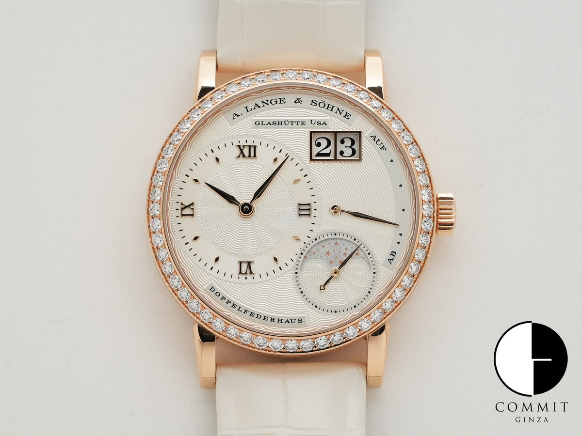 A.ランゲ&ゾーネ リトル ランゲ1 ムーンフェイズ Ref.182.83 シルバー文字盤 美中古 5efvwj93