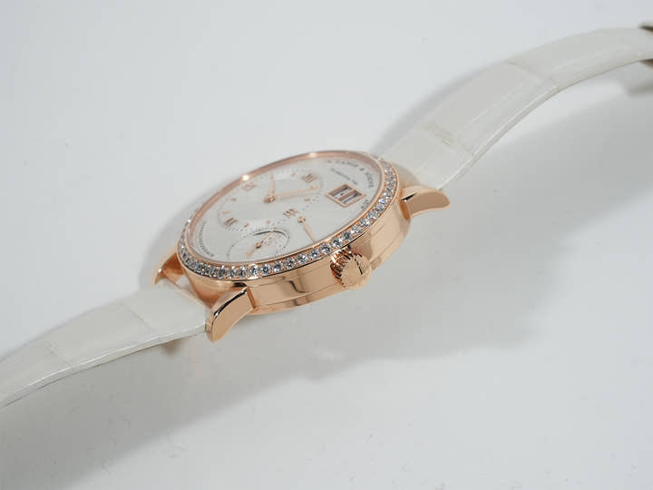 A.ランゲ&ゾーネ リトル ランゲ1 ムーンフェイズ Ref.182.83 シルバー文字盤 美中古 5efvwj93