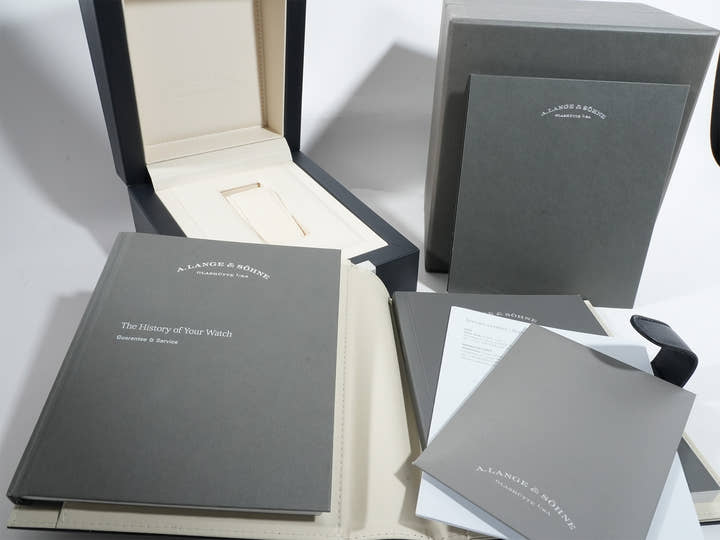 A.ランゲ&ゾーネ リトル ランゲ1 ムーンフェイズ Ref.182.83 シルバー文字盤 美中古 5efvwj93