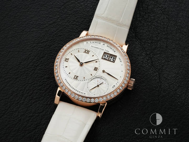 A.ランゲ&ゾーネ リトル ランゲ1 ムーンフェイズ Ref.182.83 シルバー文字盤 美中古 5efvwj93