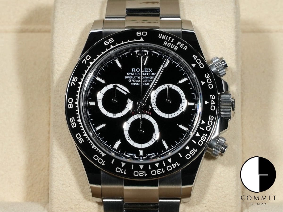 ロレックス デイトナ Ref.126500LN ステンレススチール ブラック文字盤