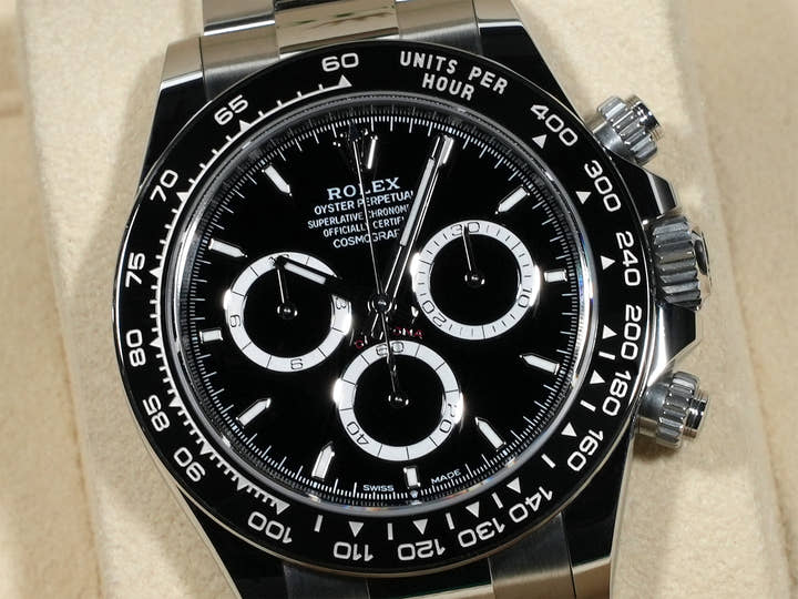ロレックス デイトナ Ref.126500LN ステンレススチール ブラック文字盤