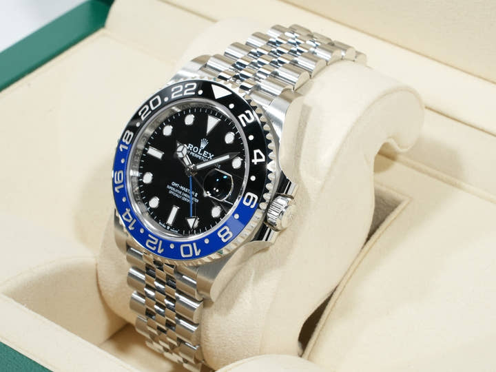 Rolex GMT-Master II Ref. 126710BLNR Stainless Steel Black Dial Jubilee Bracelet