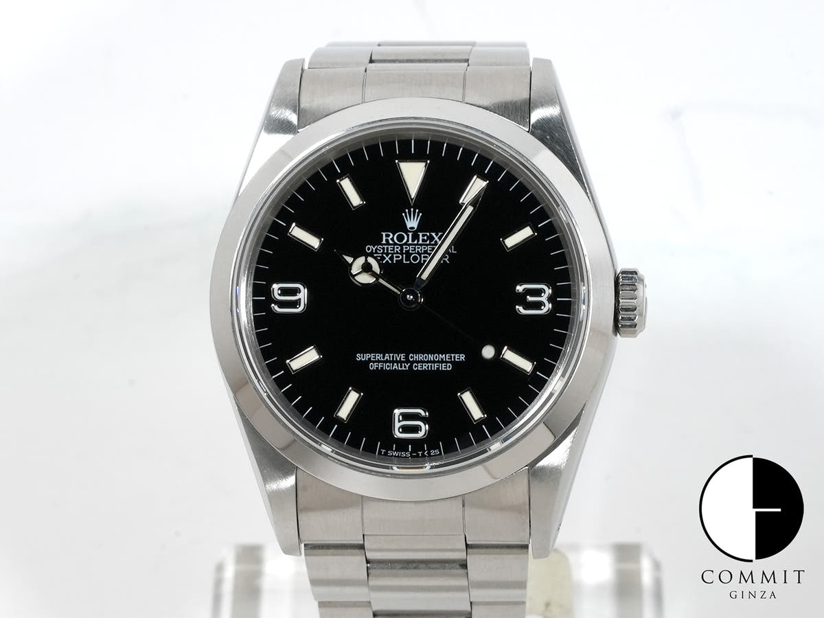 ロレックス エクスプローラーI Ref.14270 ステンレススチール ブラック文字盤