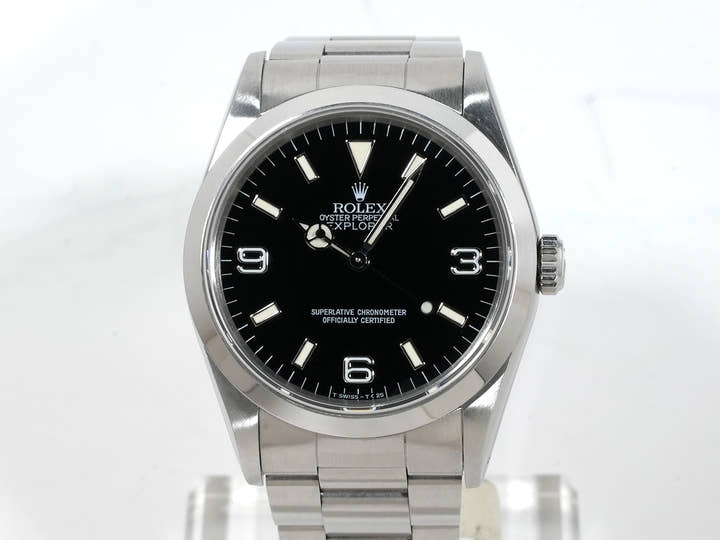 ロレックス エクスプローラーI Ref.14270 ステンレススチール ブラック文字盤