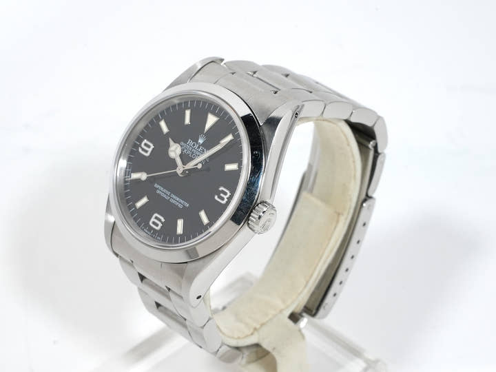 ロレックス エクスプローラーI Ref.14270 ステンレススチール ブラック文字盤