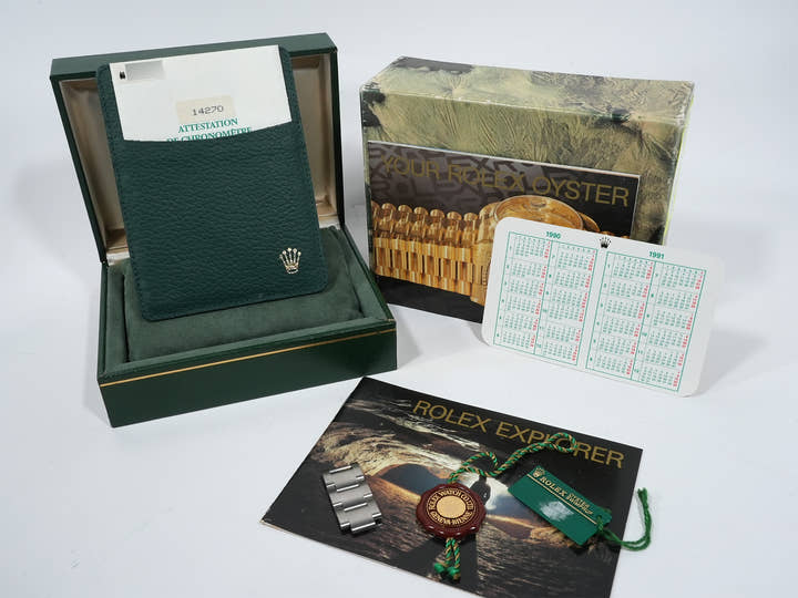 ロレックス エクスプローラーI Ref.14270 ステンレススチール ブラック文字盤