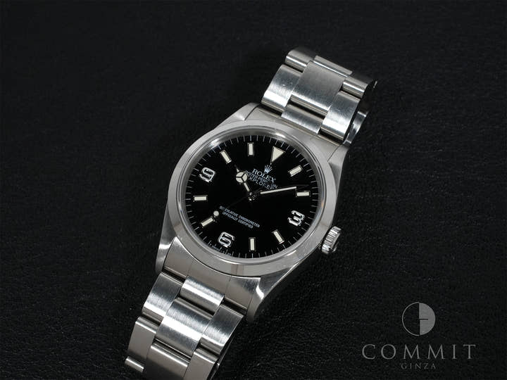 ロレックス エクスプローラーI Ref.14270 ステンレススチール ブラック文字盤
