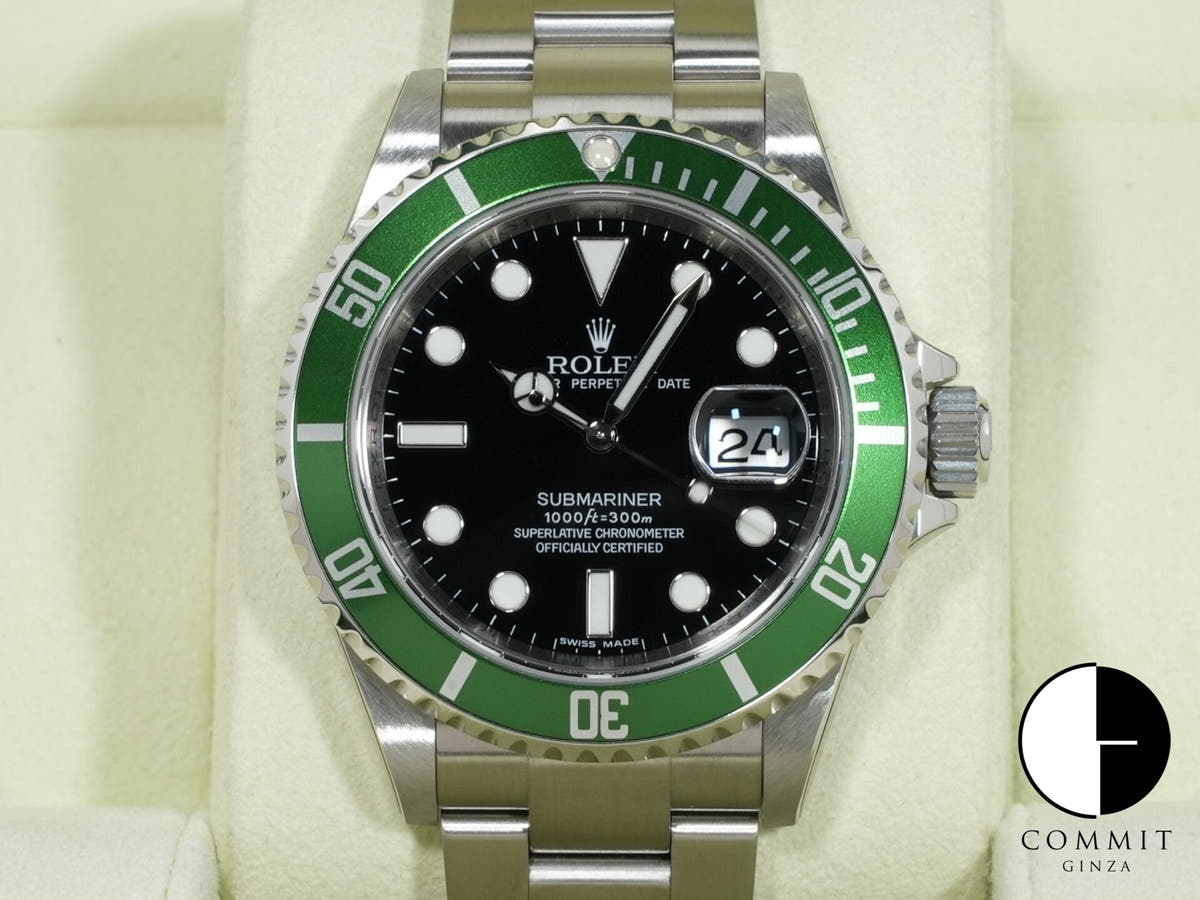 Rolex Submariner Date Ref. 16610LV Stainless Steel Black Dial