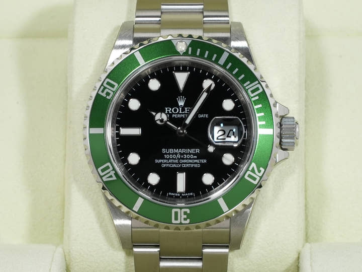 Rolex Submariner Date Ref. 16610LV Stainless Steel Black Dial