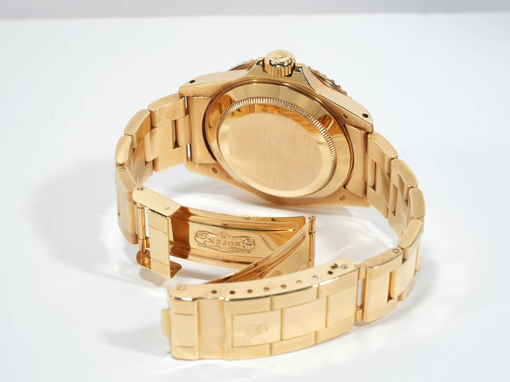 ロレックス サブマリーナー デイト Ref.16808 イエローゴールド ブルー文字盤