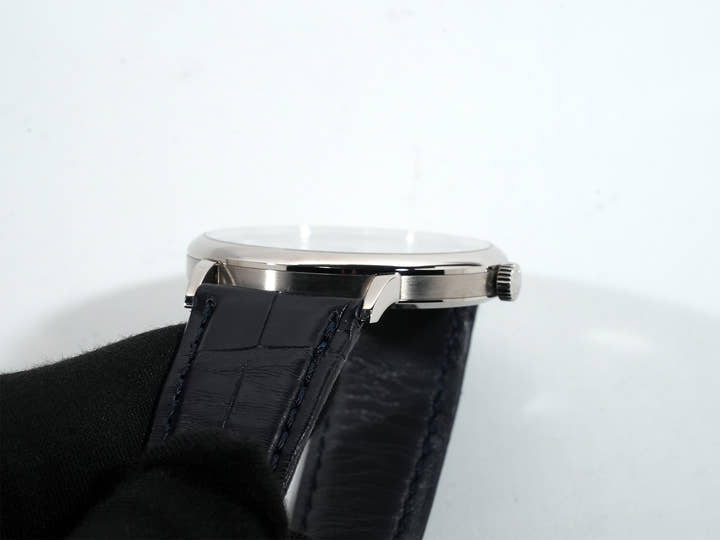 A.ランゲ&ゾーネ サクソニア フラッハ Ref.205.086 18KWG コッパーブルー文字盤 美品 tmve33ip