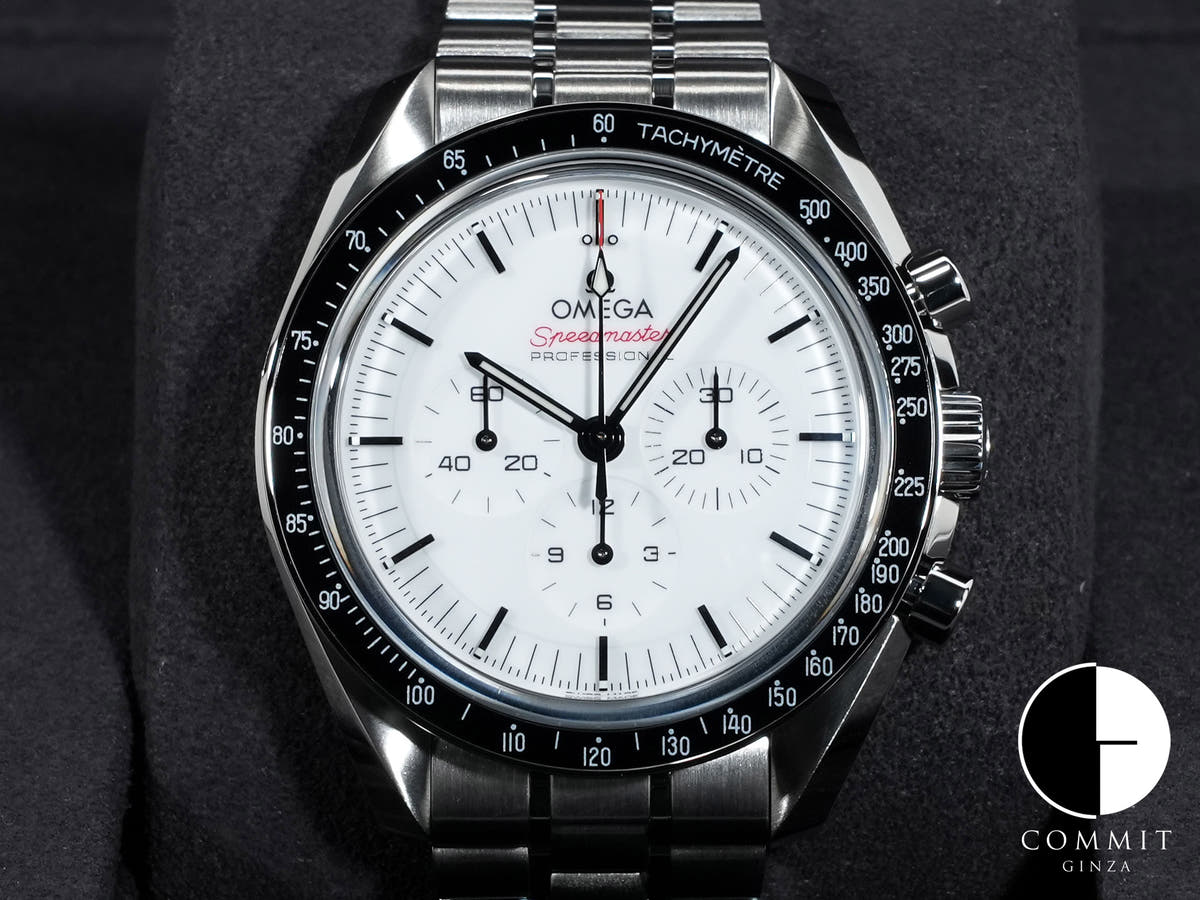 オメガ スピードマスター ムーンウォッチ プロフェッショナル Ref.310.30.42.50.04.001 ホワイト文字盤 未使用 8siuzo45
