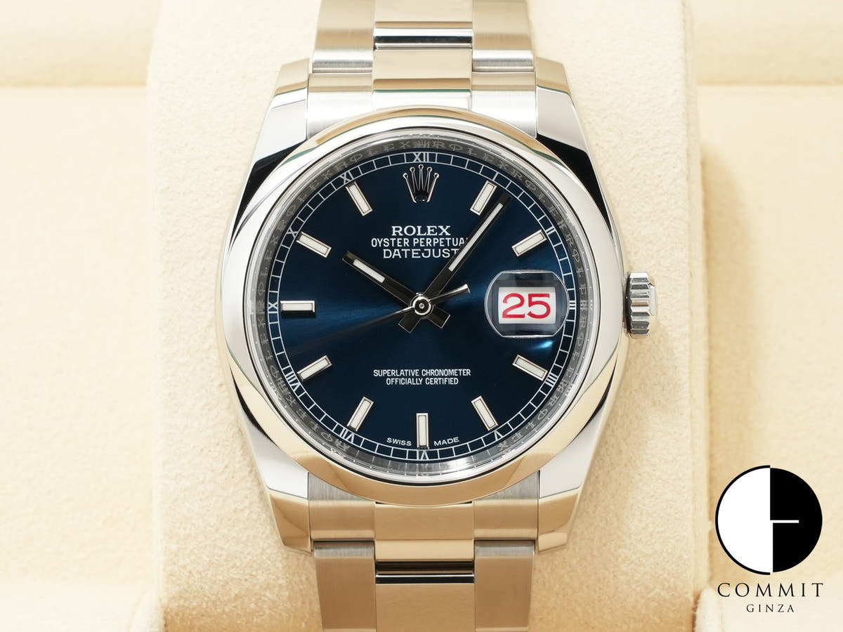 Rolex Datejust Ref. 116200 Stainless Steel Blue Dial