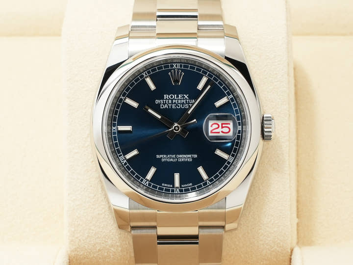 Rolex Datejust Ref. 116200 Stainless Steel Blue Dial