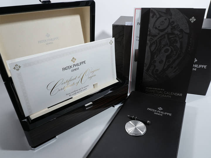 パテックフィリップ パーペチュアルカレンダー クロノグラフ Ref.5271/11P-001 プラチナ ラックブラック文字盤
