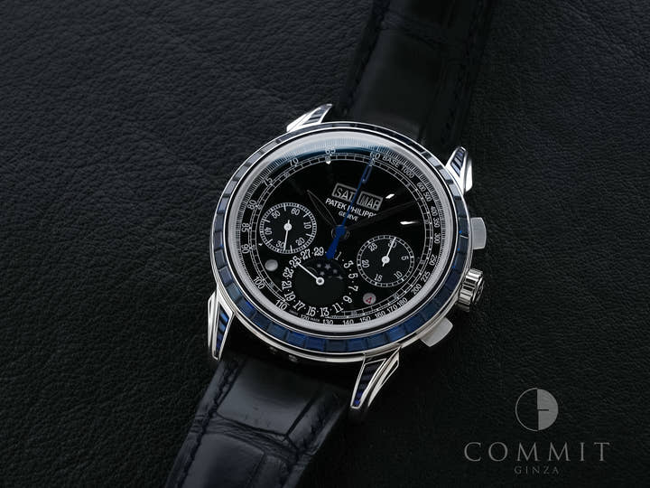 パテックフィリップ パーペチュアルカレンダー クロノグラフ Ref.5271/11P-001 プラチナ ラックブラック文字盤