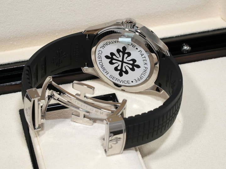 パテックフィリップ アクアノート トラベルタイム Ref.5164A-001 ステンレススチール ブラック文字盤