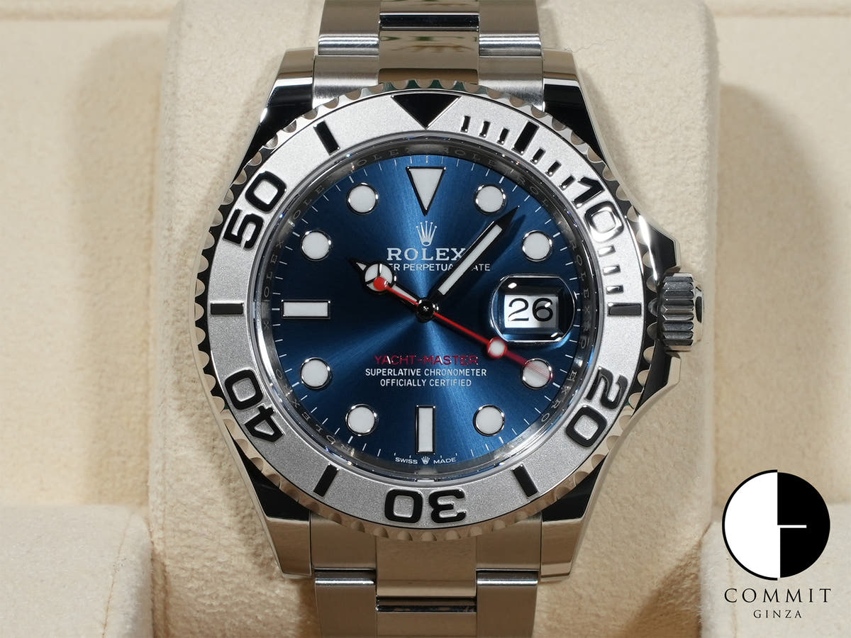 ロレックス ヨットマスター40 Ref.126622 ステンレススチール/プラチナ ブライトブルー文字盤