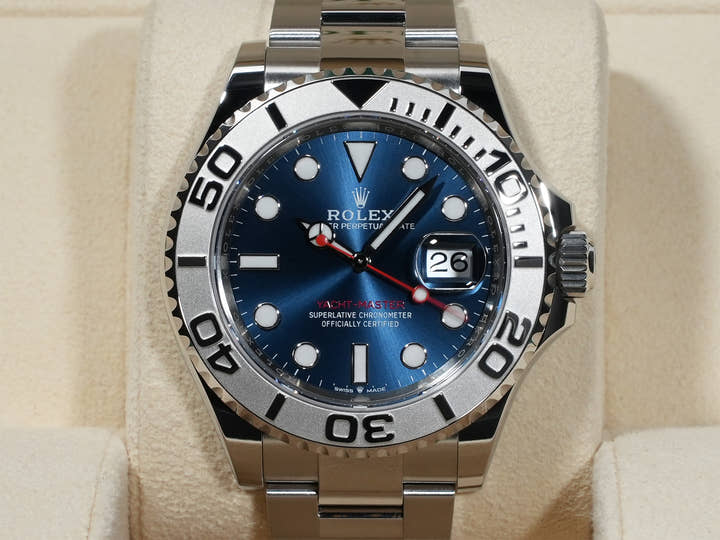 ロレックス ヨットマスター40 Ref.126622 ステンレススチール/プラチナ ブライトブルー文字盤