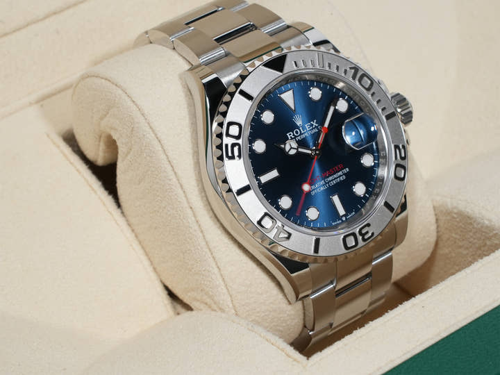 ロレックス ヨットマスター40 Ref.126622 ステンレススチール/プラチナ ブライトブルー文字盤