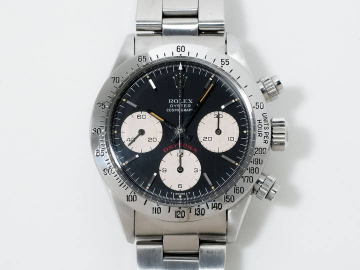 ロレックス デイトナ Ref.6265 ステンレススチール ブラック文字盤