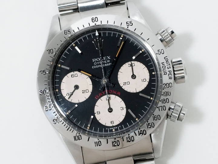 ロレックス デイトナ Ref.6265 ステンレススチール ブラック文字盤