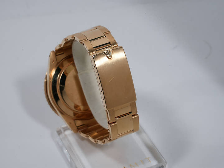 ロレックス GMTマスターII Ref.16718 イエローゴールド ブラウン文字盤 オイスターブレスレット