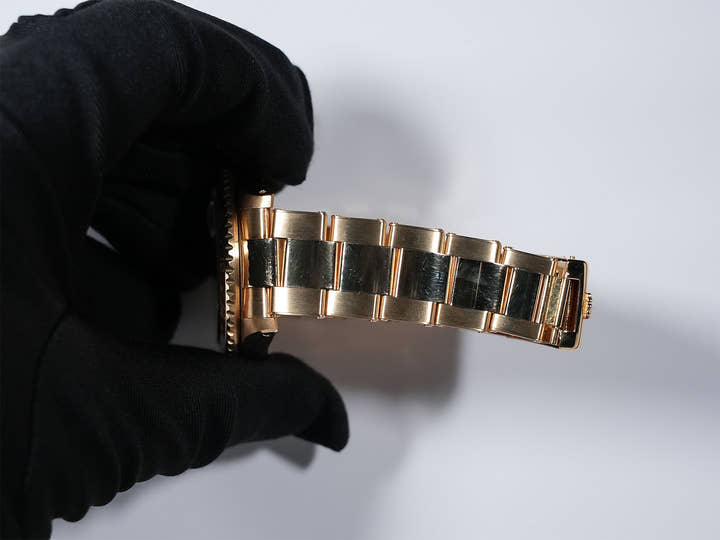 ロレックス GMTマスターII Ref.16718 イエローゴールド ブラウン文字盤 オイスターブレスレット